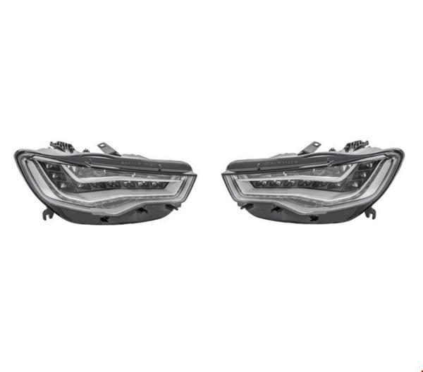 Audi A6 Ön Far Seti (Matrix Led Dolu DÖnüşüm Farı) 2013 Sonrası Uyumlu - Image 1