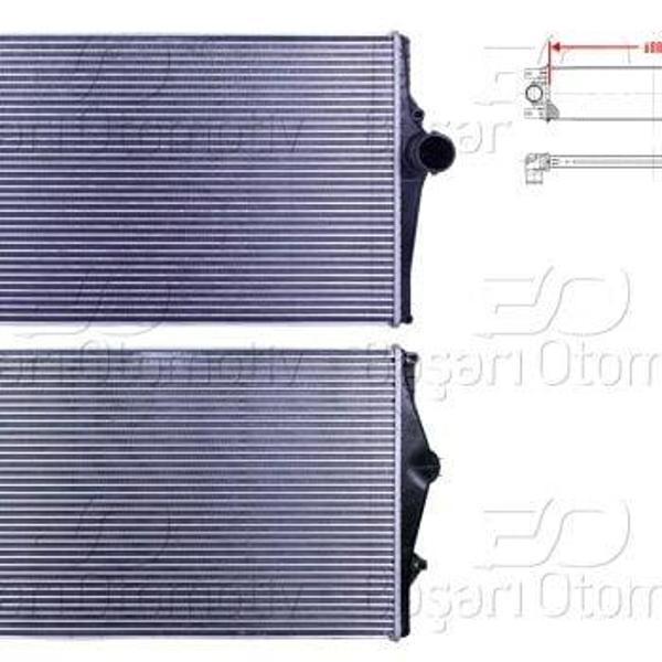 Volvo S60 S80 V70 XC70 2.0T 2.4 T5 D5 1998 2010 Turbo Radyatörü Intercooler - Image 1