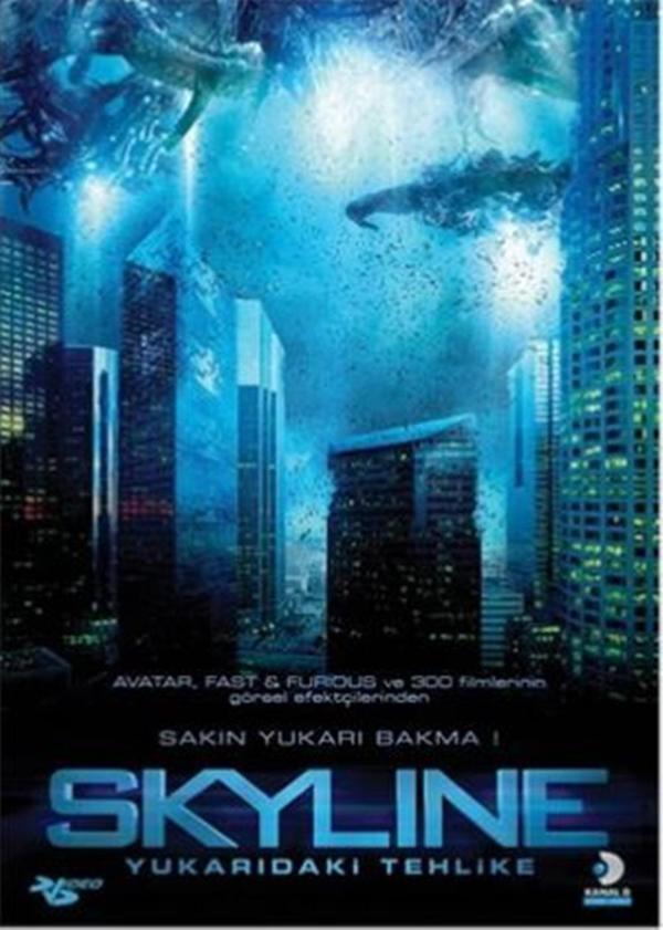 Yukarıdaki Tehlike - Skyline ( Türkçe Dublaj ) ( Ambalajında - Sıfır ) DVD - Image 1