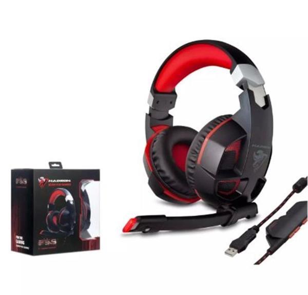 Hadron G59 Gaming Kulaklık Usb 7.1 Ps4 Led Siyah-Kırmızı - Image 1