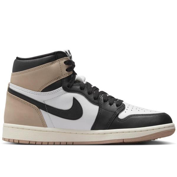 Nike Air Jordan 1 MİD Retro Unisex Sneaker Hakiki Deri Bilekli Spor Ayakkabı Siyah Beyaz - Image 1