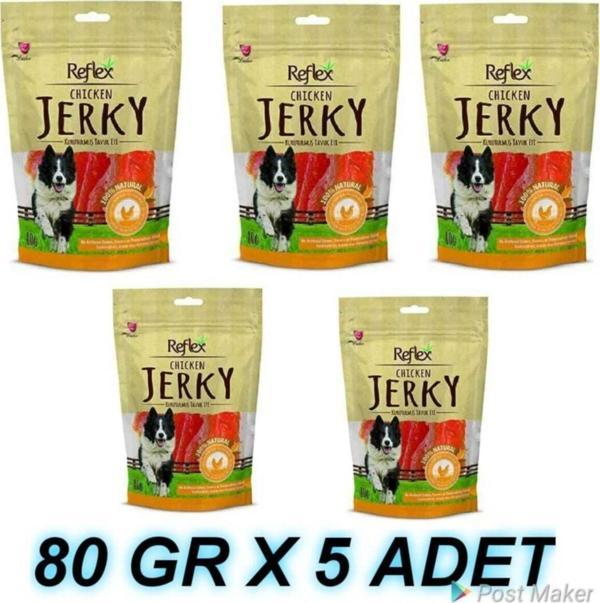 Reflex Fileto Tavuk Etli Köpek Ödül 80 Gr 5 Adet - Image 1
