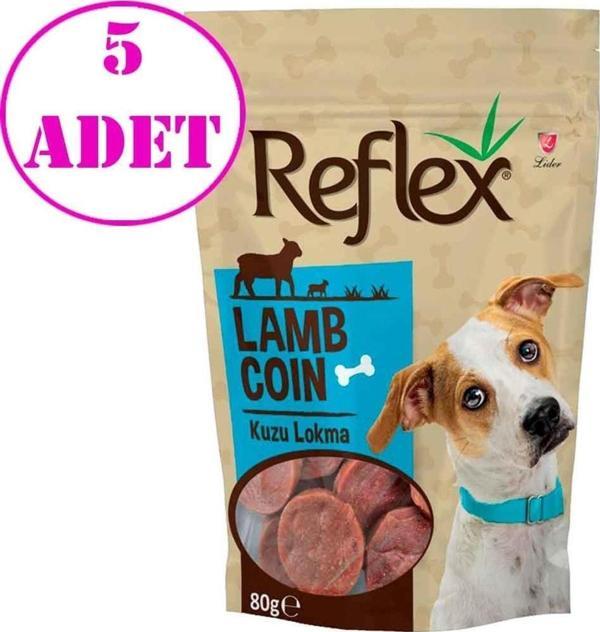 Reflex Köpek Ödülü Kuzu Lokma 80 Gr 5 Ad - Image 1
