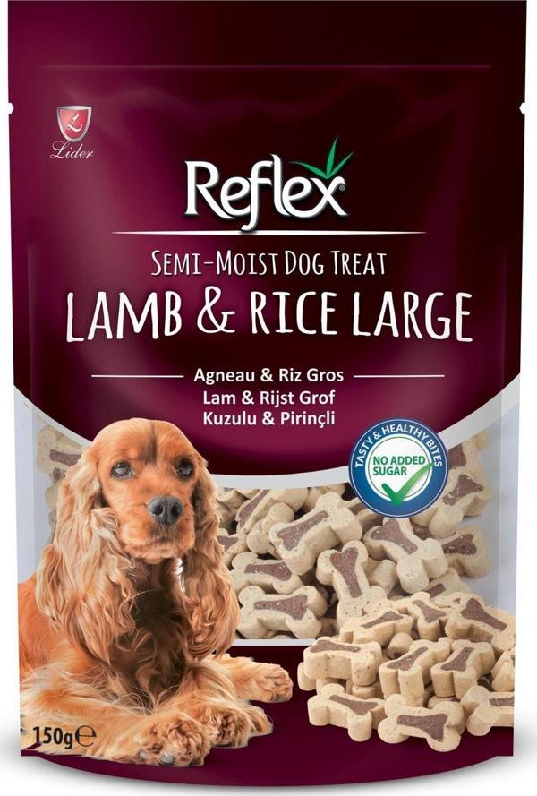 Reflex Plus Reflex Semi-Moist Köpek Ödülü Kuzu&Prinç Large 150 Gr - Image 1