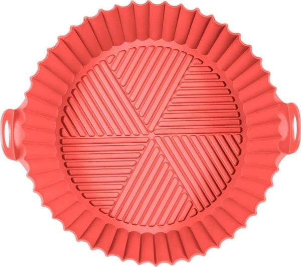 KORKMAZ Airfryer Slikon Pişirme Kabı A5598-01 KIRMIZI - Image 1