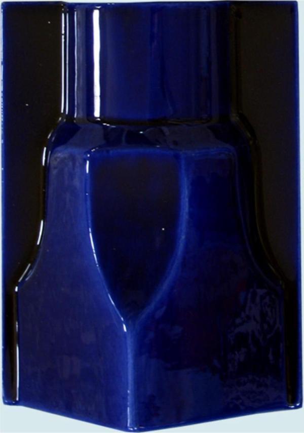 Armada Çini 14x20 Kobalt Sütunce Başlık - Image 1