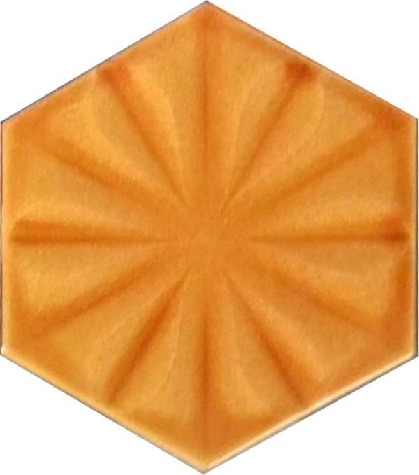Armada Çini 15x17 Cm Çiçekli Karamelaltıgen Seramik - Image 1