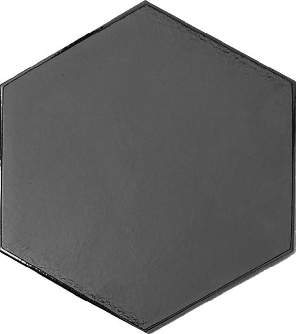 Armada Çini 15x17 Cm Düz Mat Metalik Altıgen Seramik - Image 1