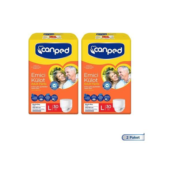 Emici Külot hasta bezi L (büyük) beden 60 adet (2 adet 30 lu paket) - Image 1