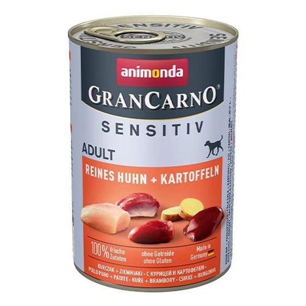 Animonda Gran Carno Sensitive Tavuklu Patatesli Yetişkin Köpek Konservesi 6 Adet 400 Gr - Image 1