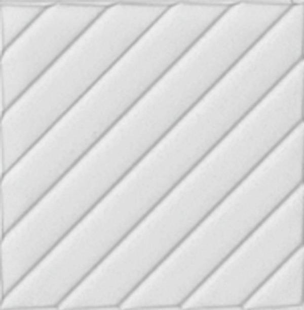 Armada Çini 20x20 cm Linea Beyaz Modern Desenli Çini Seramik Karo - Image 1