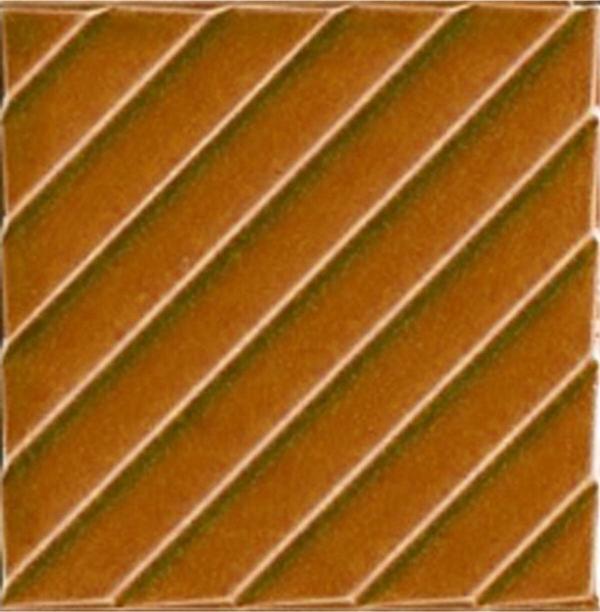Armada Çini 20x20 Cm Linea Karamel Modern Desenli Çini Seramik Karo - Image 1