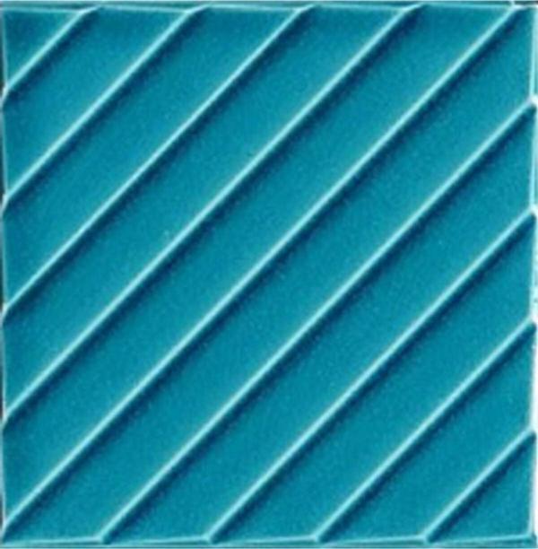 Armada Çini 20x20 Cm Linea Turkuaz Modern Desenli Çini Seramik Karo - Image 1