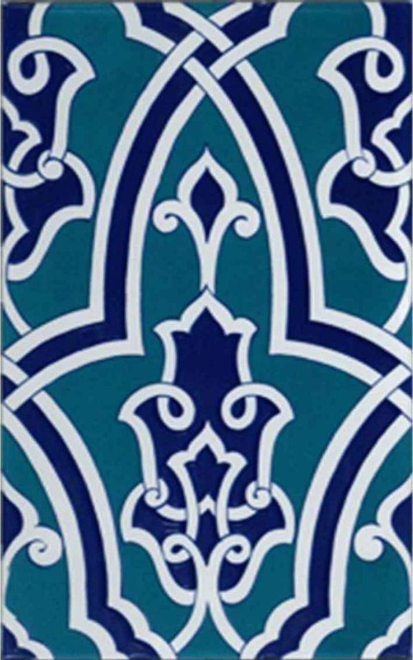 Armada Çini 25x40 Cm Sp 406 Kütahya Çinisi Iznik Desenli Çini Karo - Image 1
