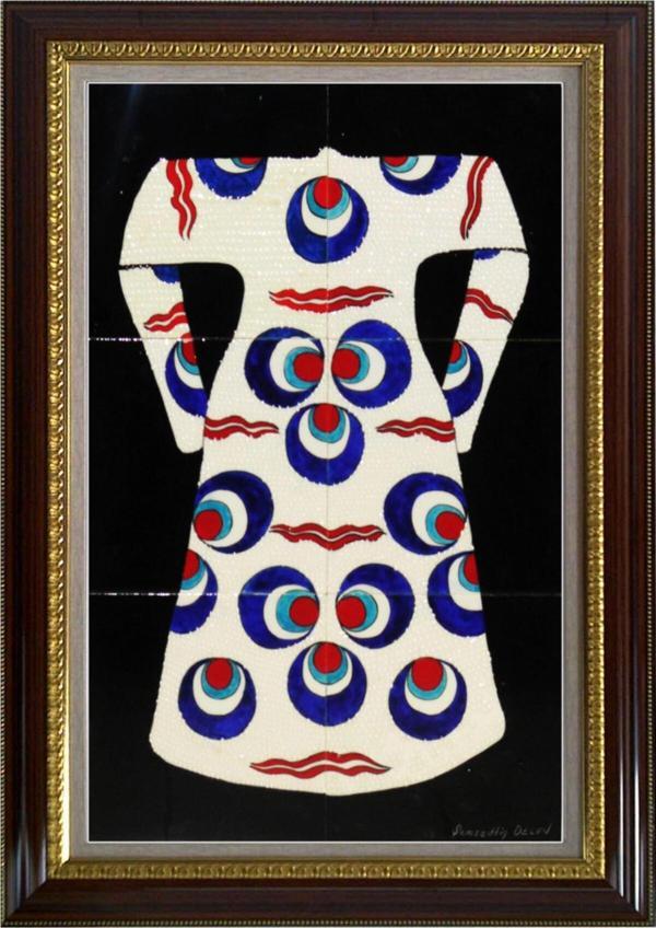 Armada Çini 40x60 Cm Ed 650 Cintemani Kaftan Çini Pano - Image 1