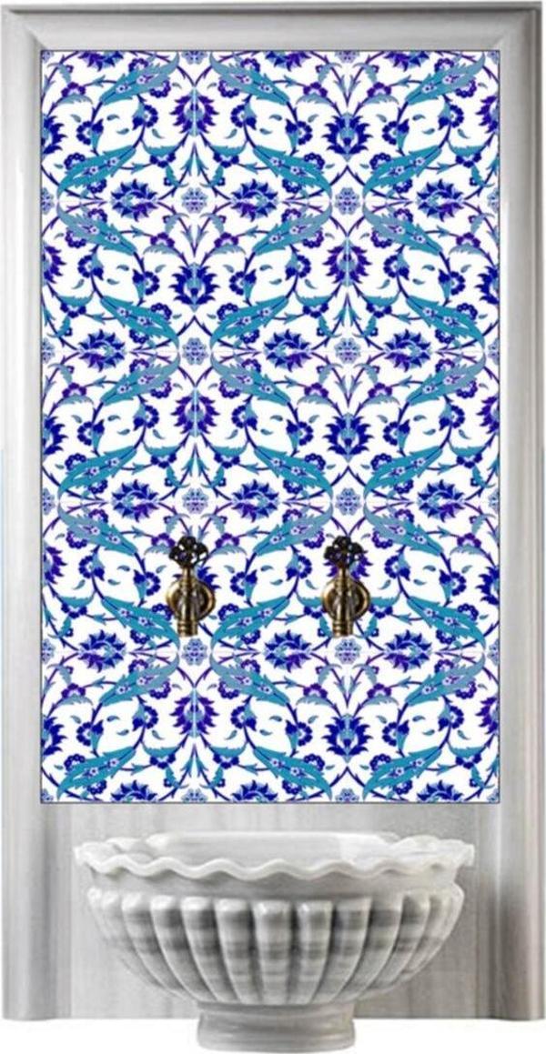 Armada Çini 60x100 cm Ac 32 Selçuklu Serigraf Türk Hamamı Pano - Image 1