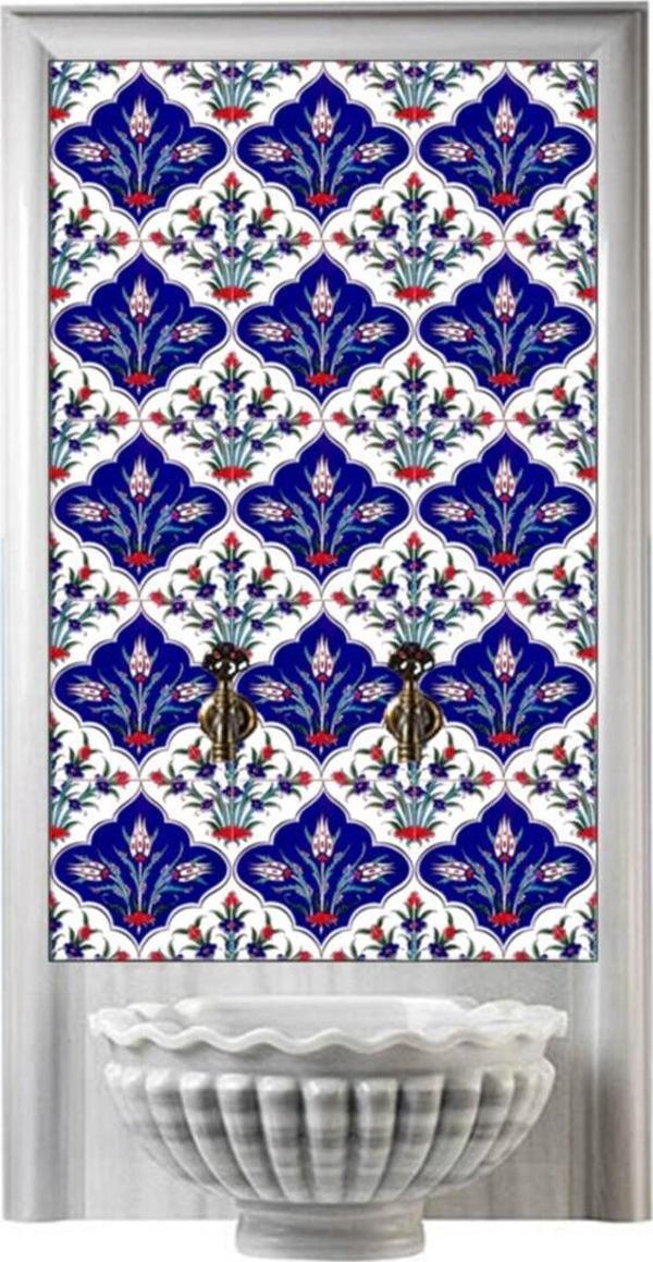 Armada Çini 60x100 cm Ac 45 İznik Serigraf Türk Hamamı Pano - Image 1