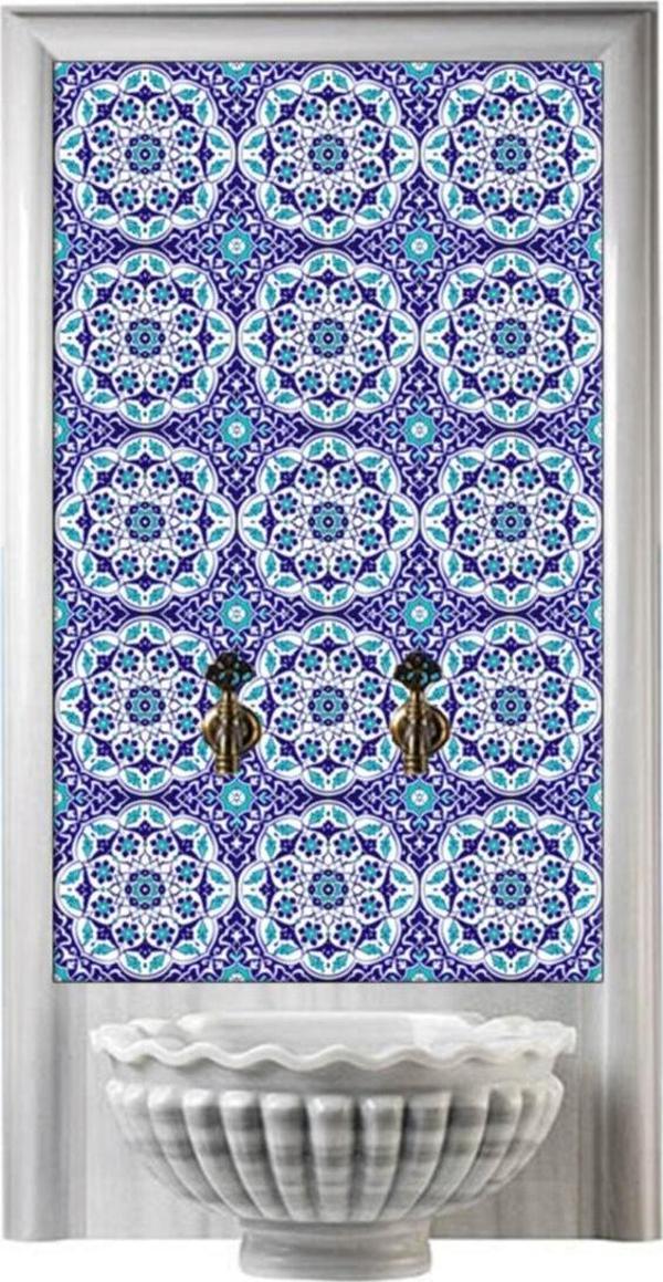 Armada Çini 60x100 Cm Ac 92 Osmanlı Serigraf Türk Hamamı Pano - Image 1