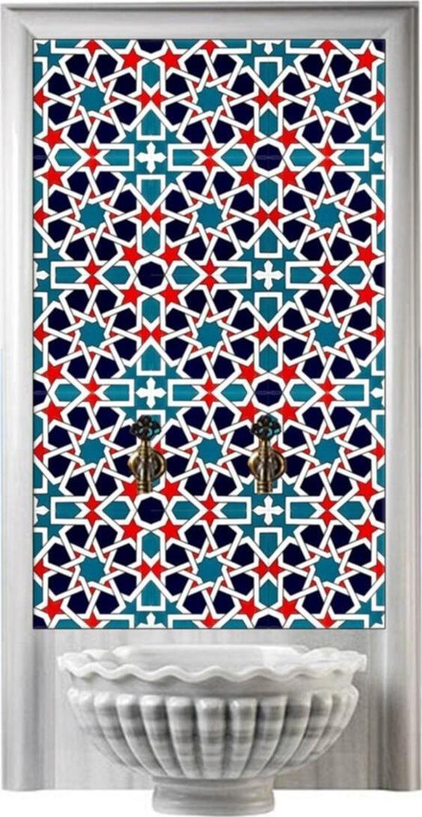 Armada Çini 60x100 Cm Sp 88 Maroc Serigraf Türk Hamamı Pano - Image 1