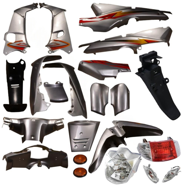 MONDIAL MFH-KH CUB KAPORTA SETİ GÜMÜŞ FAR+STOP DAHİL - Image 1
