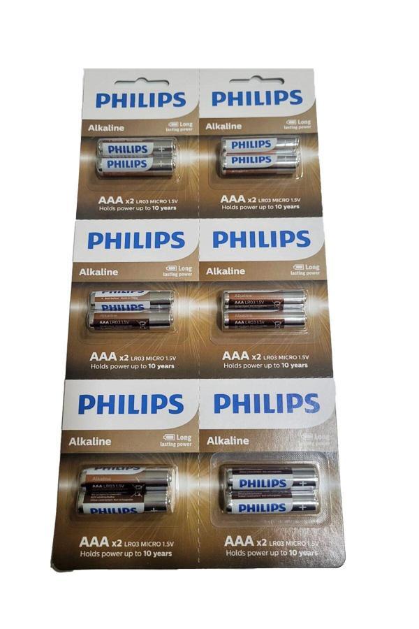 Philips Power Alkalin 12Li Aaa İnce Pil Lr03P12W10 - Image 1