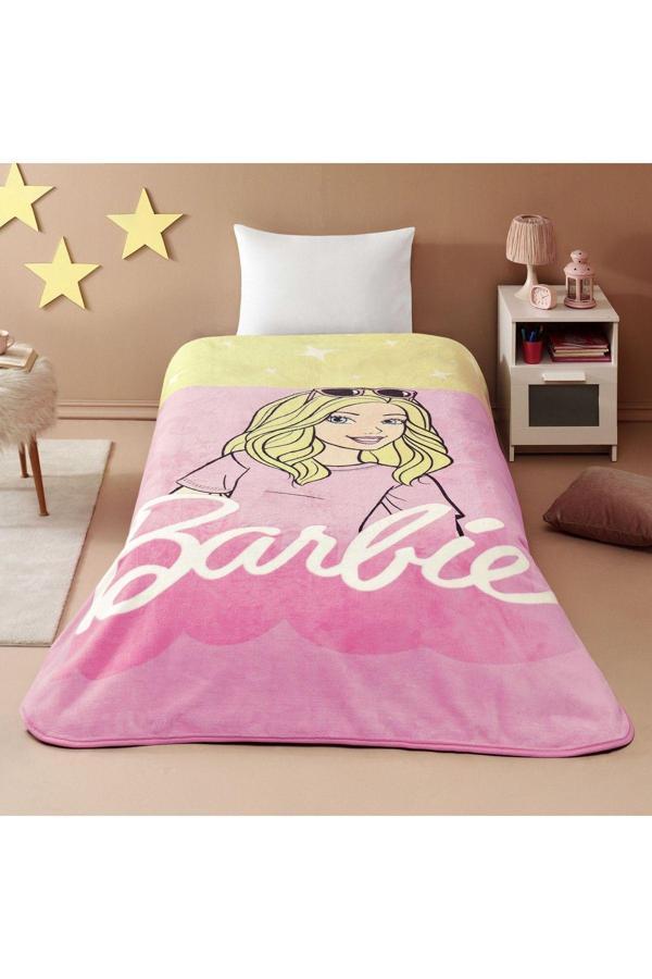 Lisanslı Barbie Malibu Tek Kişilik Battaniye - Image 1
