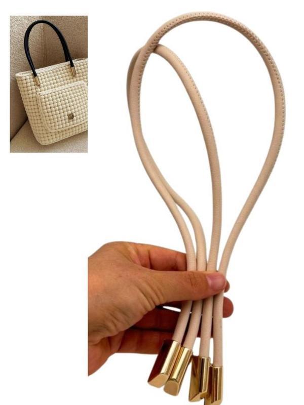 Angel Çanta Aksesuar 60 cm Krem Renk Trend Model Çift Çanta Sapı - Image 1