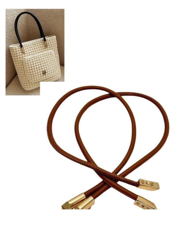 Angel Çanta Aksesuar 60 cm Taba Renk Trend Model Çift Çanta Sapı - Image 1