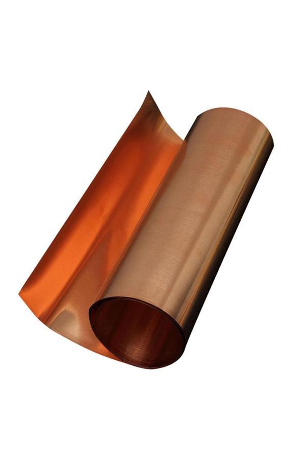 Hırdavat Erbabı Bakır Levha 0,05 X250X1000 Bakır Levha Kalınlık 0,05 En 25 Cm Boy 1 Metredir - Image 1