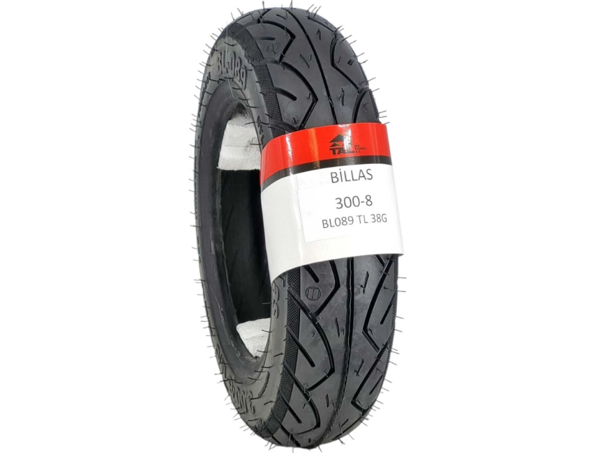 Billas 300-8 TL (Dubleks) Motosiklet Lastiği - Image 1