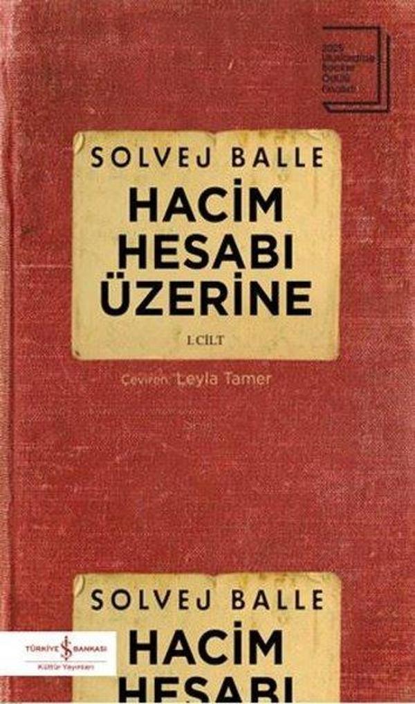 Hacim Hesabı Üzerine 1. Cilt - İş Bankası Kültür Yayınları - Image 1