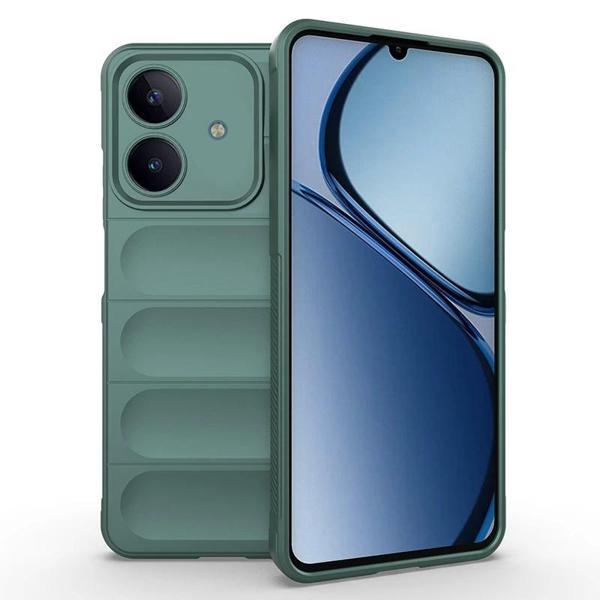 Realme C63 Kılıf Esnek TPU Oyuklu Arka Yüzey Tasarımlı Zore Etnik Silikon Kapak - Image 1