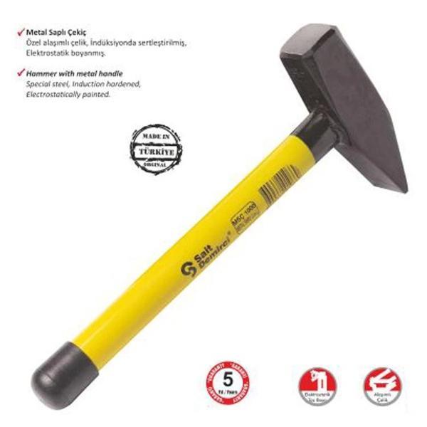 S.D. Metal Saplı Çekiç 1500 gr - Image 1