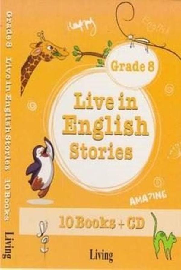 Grade 8 Live in English Stories-10 Books CD - Living English Dictionary - Image 1
