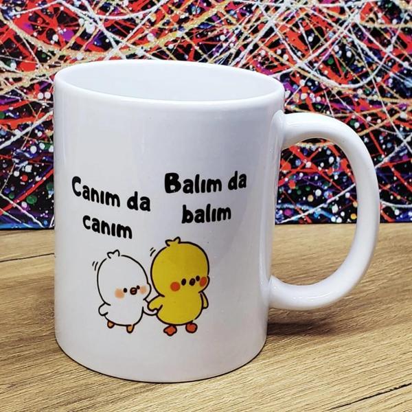 Canım Da Canım Balım Da Balım Tasarımlı Kupa Bardak - Image 1