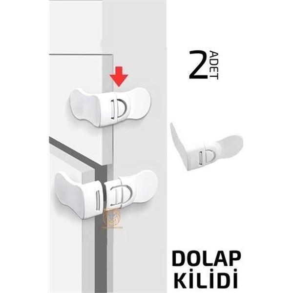 Çocuklara Dolap Güvenlik Kilidi 2 ADET - Image 1