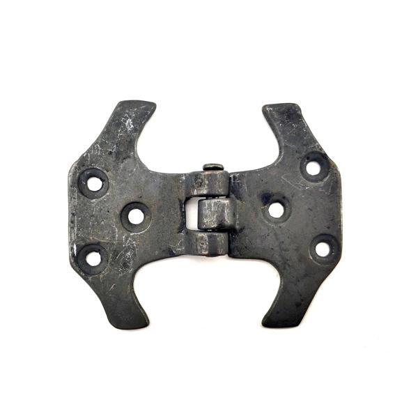 Antika Tarz Dekoratif Pirinç Fit Menteşe - 67 mm, Oksit - Image 1