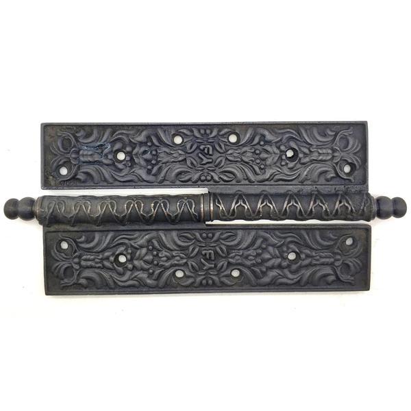 Antika Tarz Dekoratif Pirinç Lüks Okka Menteşe - 20cm, Oksit - Image 1