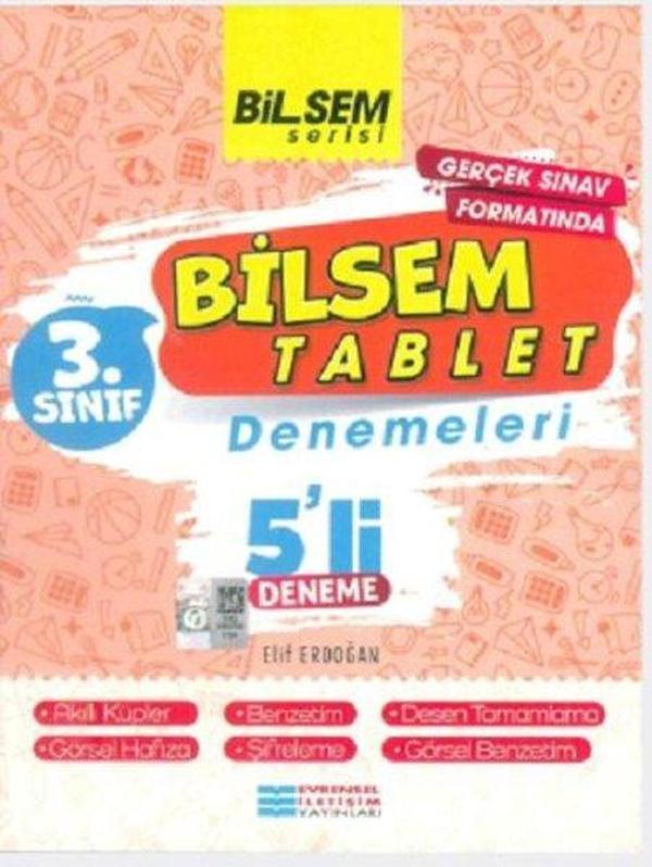 3.Sınıf Bilsem Tablet 5'li Deneme - Evrensel İletişim Yayınları - Image 1
