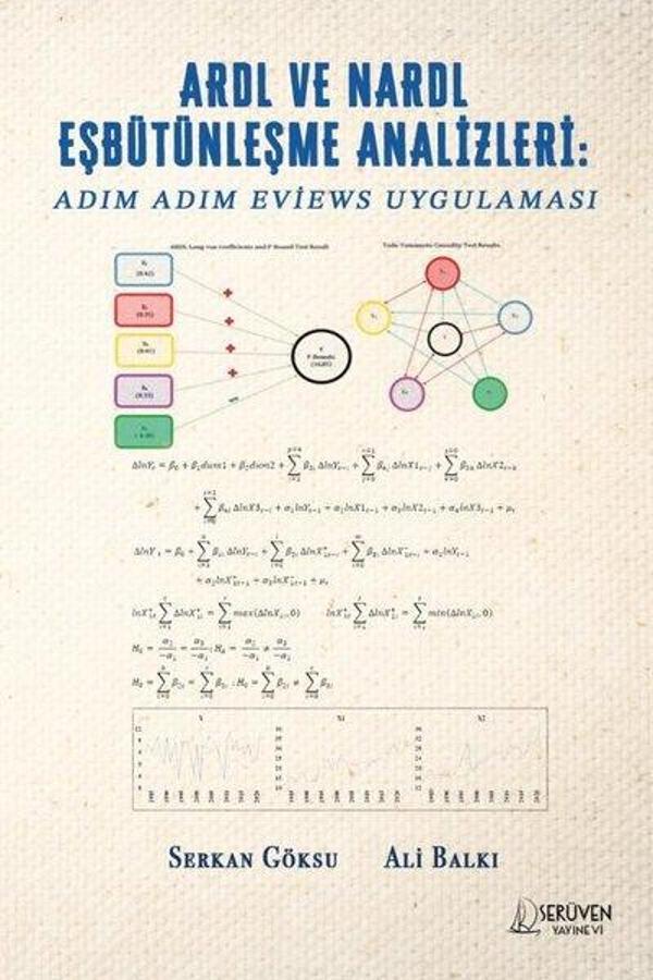 ARDL ve NARDL Eşbütünleşme Analizleri: Adım Adım Eviews Uygulaması - Serüven Kitabevi - Image 1
