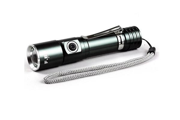 F-90 Aluminyum Kaplama Mıknatıslı Şarjlı El Feneri - Image 1