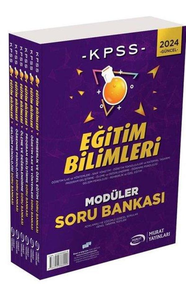 2024 KPSS Modüler Set Eğitim Bilimleri Soru Bankası - Ankara Murat Yayıncılık - Image 1