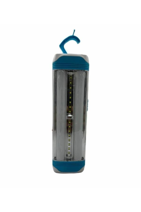 V-004 16 Ledli+smd Solar Güneş Panelli Ultra Güçlü Ledli Şarjlı Işıldak - Image 1