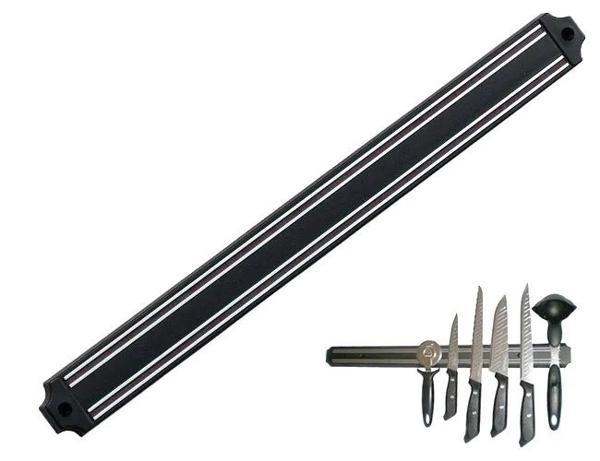 Mıknatıslı Bıçak Tutucu Stand - 49 Cm, Siyah - Image 1