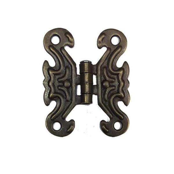 Dekoratif Sac Kelebek Menteşe - Küçük, Eskitme, 100 Adet - Image 1