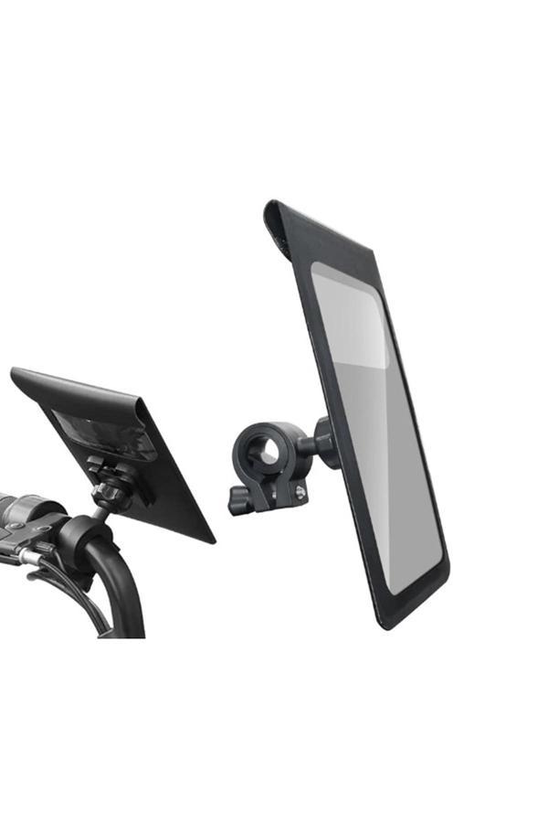 Motosiklet Bisiklet 360° Döndürülebilir Su Geçirmez Telefon Kılıfı Telefon Tutucu 4’’-7.2 İnç - Image 1