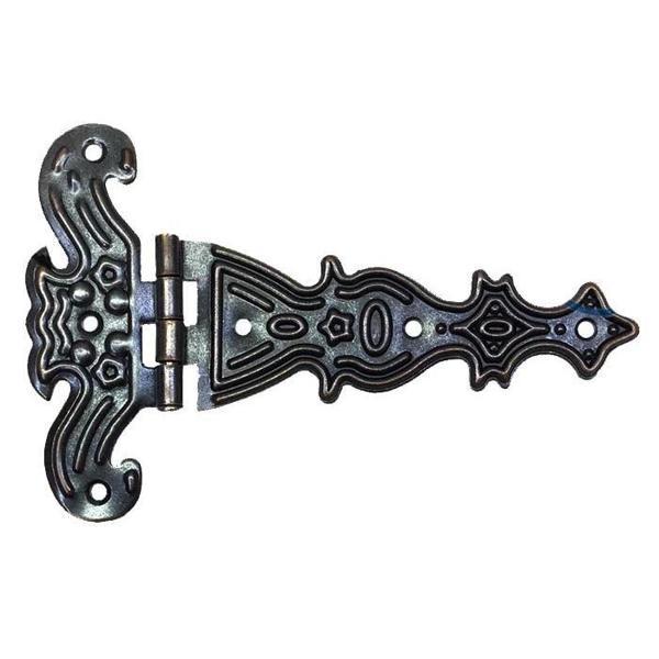 Dekoratif, Sac Tek Kuyruklu Menteşe - 69x102 mm, Büyük, Eskitme, 1 Adet - Image 1