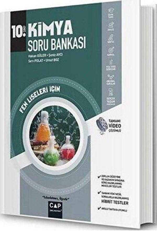10.Sınıf Fen Lisesi Kimya Soru Bankası Çap Yayınları - Çap Yayınları - Image 1
