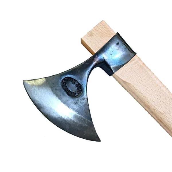 Karacasu Saplı Ay Balta 90 cm - Dövme Çelikten - Image 1