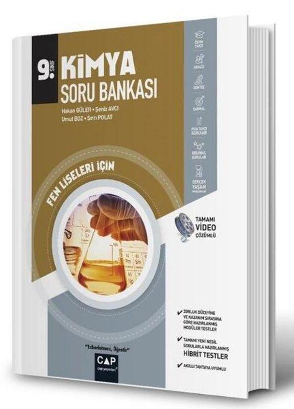 9.Sınıf Fen Lisesi Kimya Soru Bankası Çap Yayınları - Çap Yayınları - Image 1